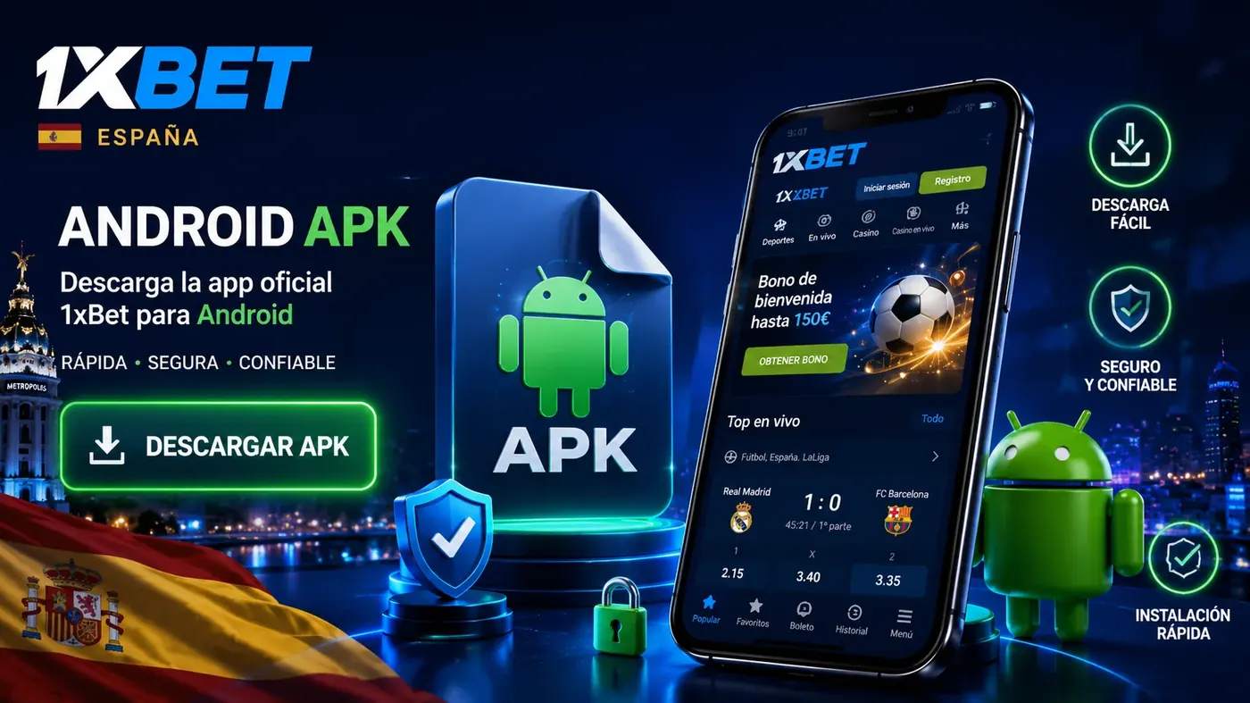 Instalación APK de 1xBet en Android paso a paso